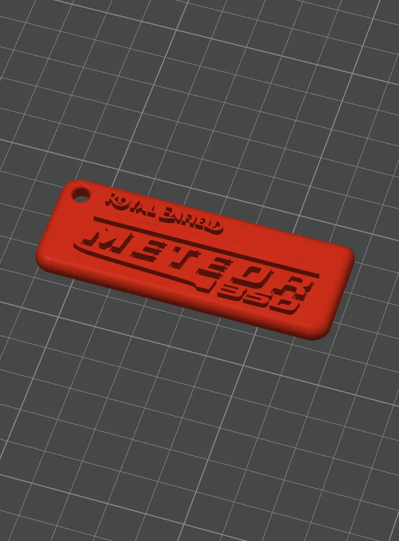 Keychain Meteor 350 Royal Enfield - Free 3D Print Model - MakerWorld