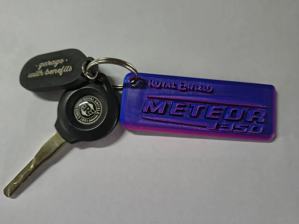 Keychain Meteor 350 Royal Enfield - Free 3D Print Model - MakerWorld