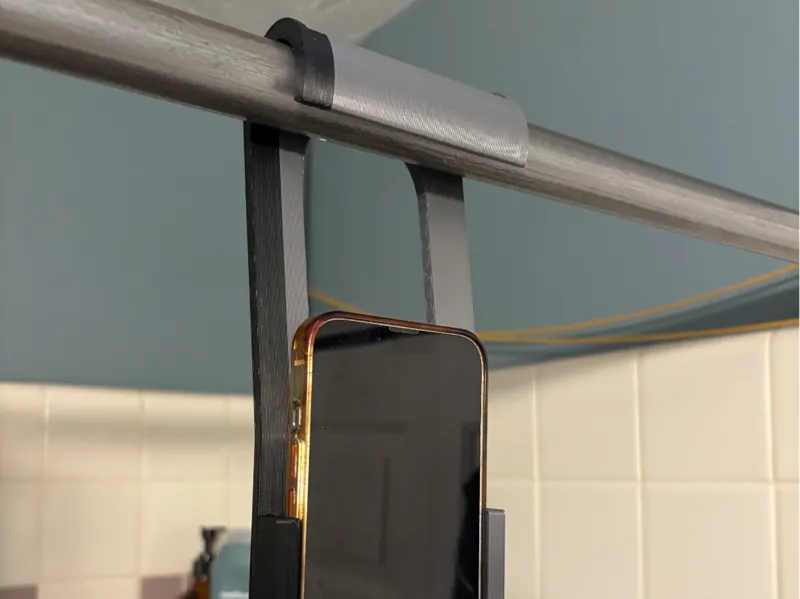 iHook: Phone Shower Rod Accessory