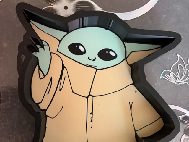 trinket tray Grogu aka baby yoda