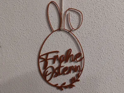 Joyful Easter Wall Hanging Wall Art Easter Egg Ears