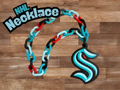 NHL Teams Chain Necklace - Seattle Krakens