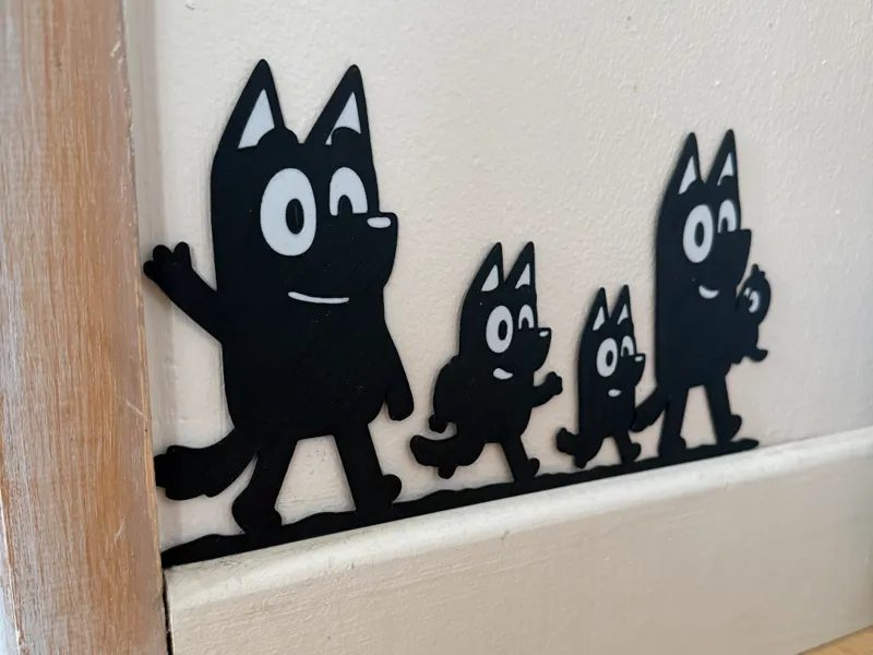 Silhouette Bluey