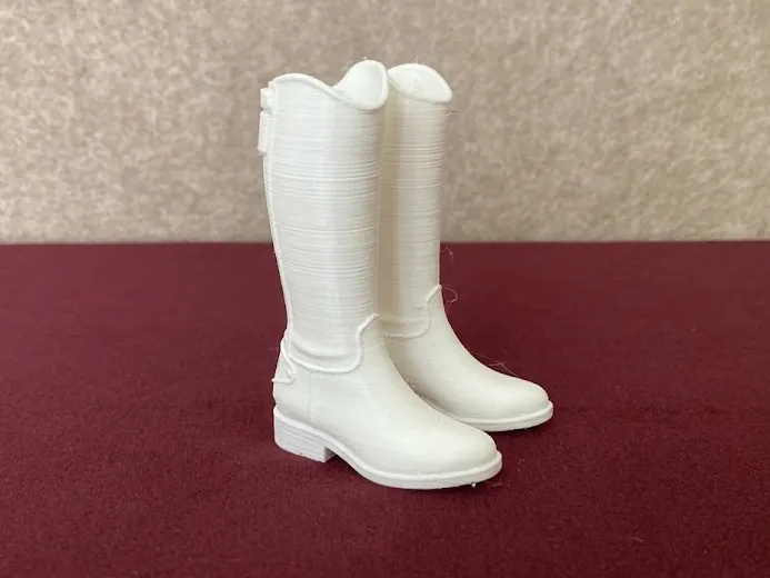 Modelo para impresión 3D: Pair of Traditional Tall Riding Boots. Referencia del modelo original.