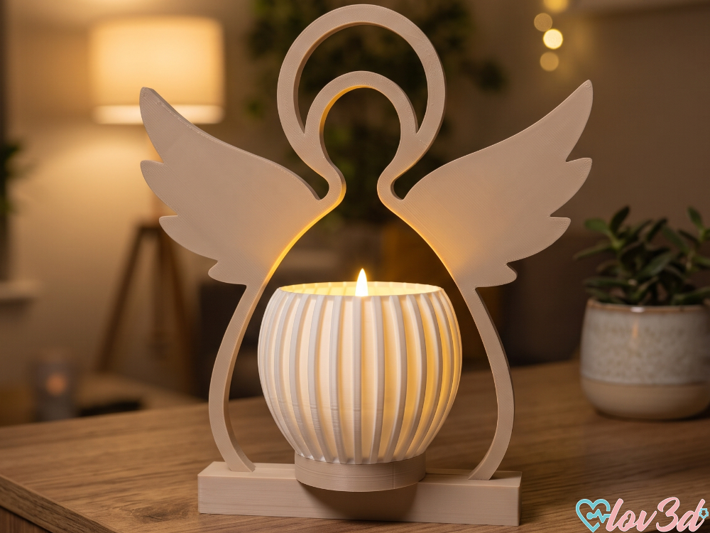 Angel Tealight Holder - 1