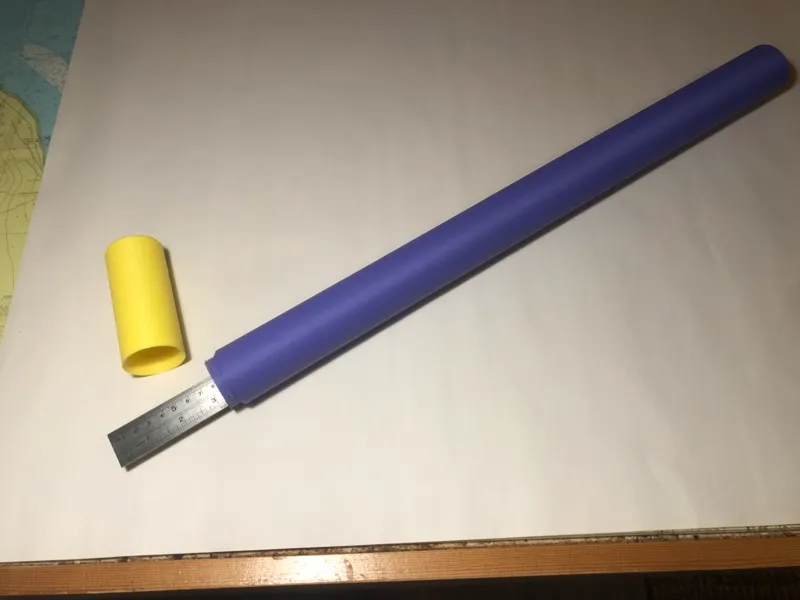 Ruler Storage Tube