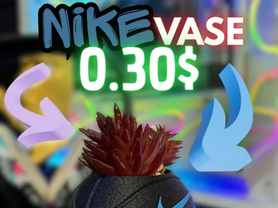 Nike Basketball Vase