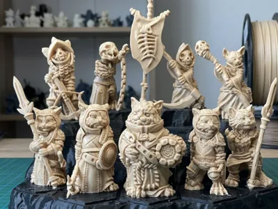 Undead Cat Kingdom – Fantasy Miniature 