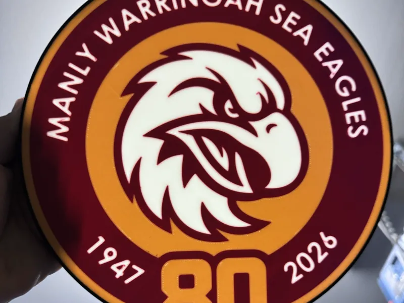 Manly Sea Eagles Light Box 2026 Logo