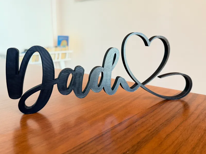 Dad with heart script
