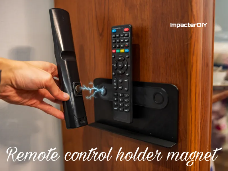 Remote control holder magnet