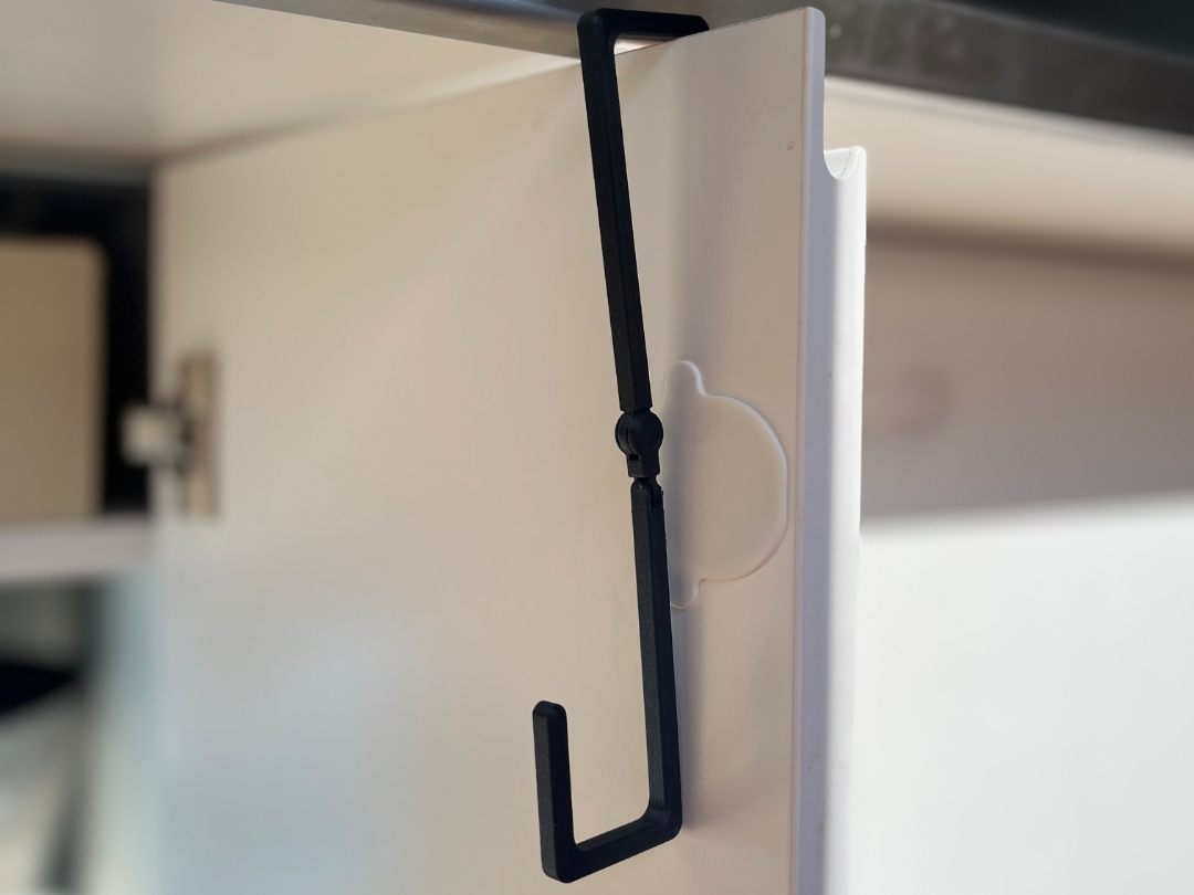 Swivel Hanger – Print-in-Place Rail Hook (1")