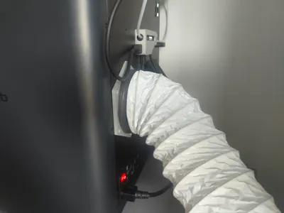 Simple Exhaust Duct 100mm Hose P1S/X1C