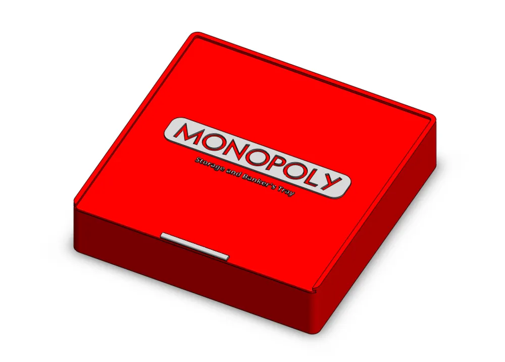 Monopoly Storage and Banker's Tray - Free 3D Print Model - MakerWorld