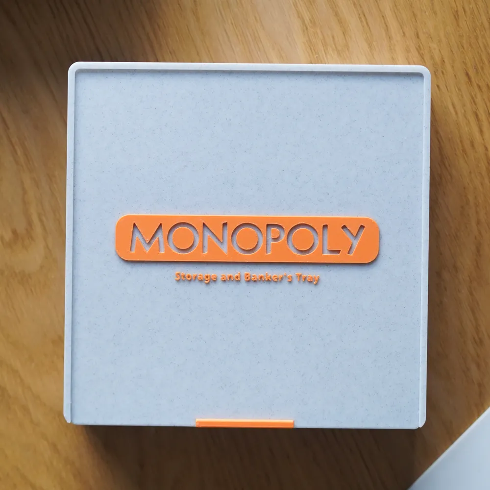 Monopoly Storage and Banker's Tray - Free 3D Print Model - MakerWorld