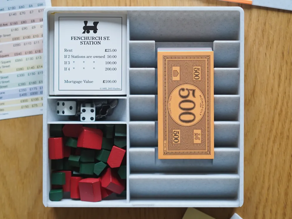 Monopoly Storage and Banker's Tray by STOLDS MakerWorld: Download Free ...