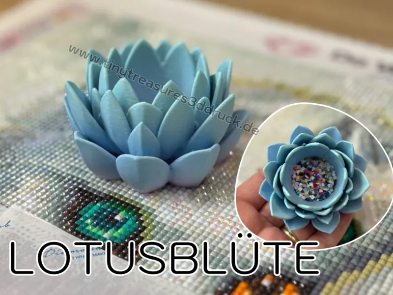 Diamond Painting Drill Collector "Lotus Flower"
