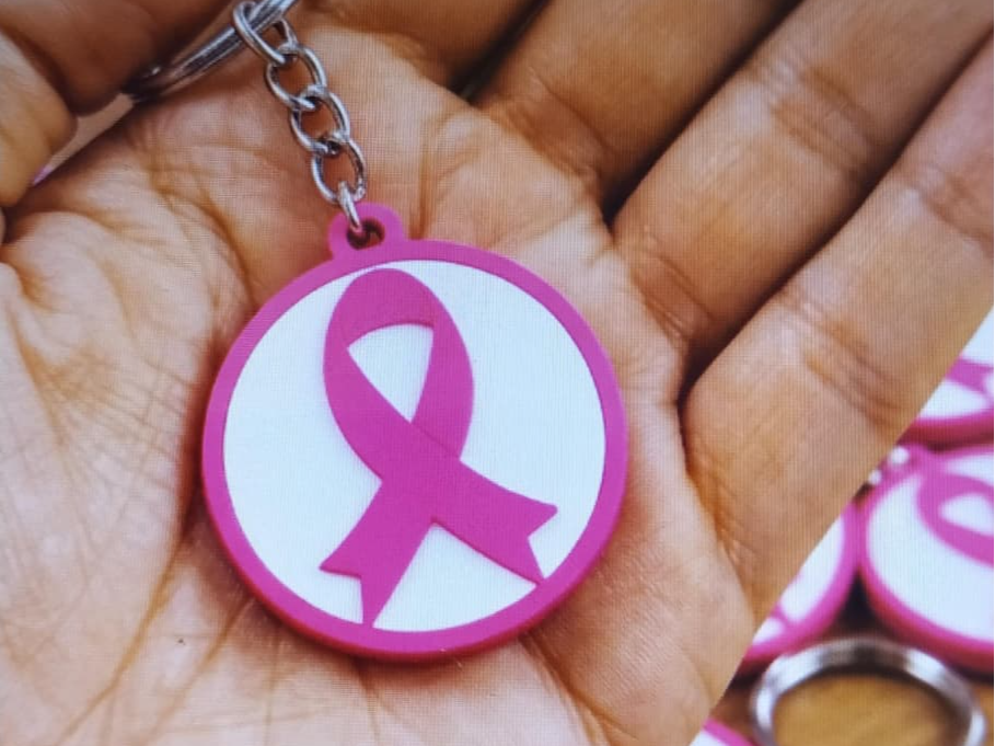 Chaveiro Outubro Rosa - 1