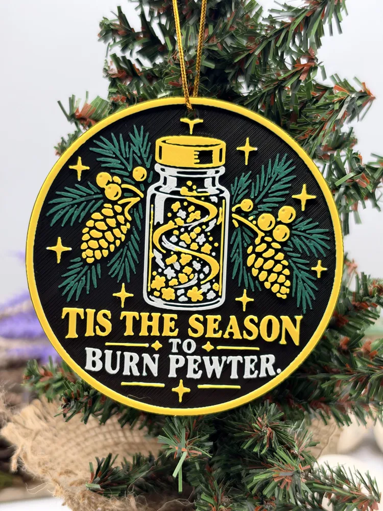 Distborn Mistborn inspired Christmas ornament - Free 3D Print Model - MakerWorld