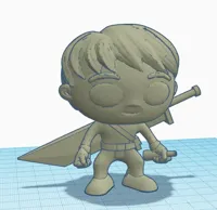 Figurine funko à l'épée — photo 1