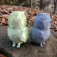 Chouette low poly — photo 1