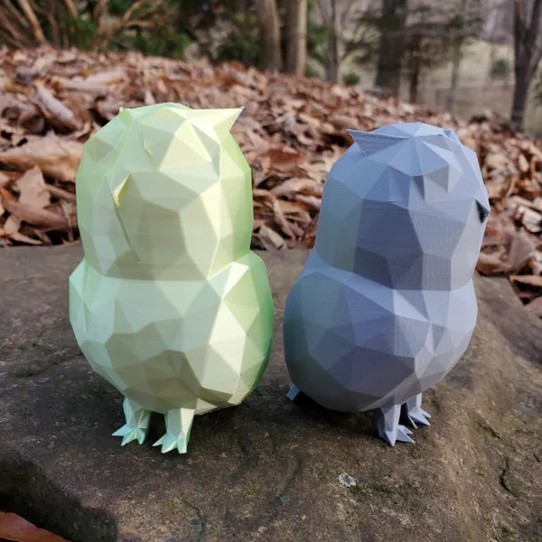Chouette low poly