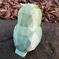 Chouette low poly — photo 2