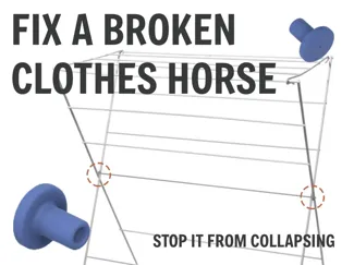 X-Frame Clothes Horse Pivot Pin Cap