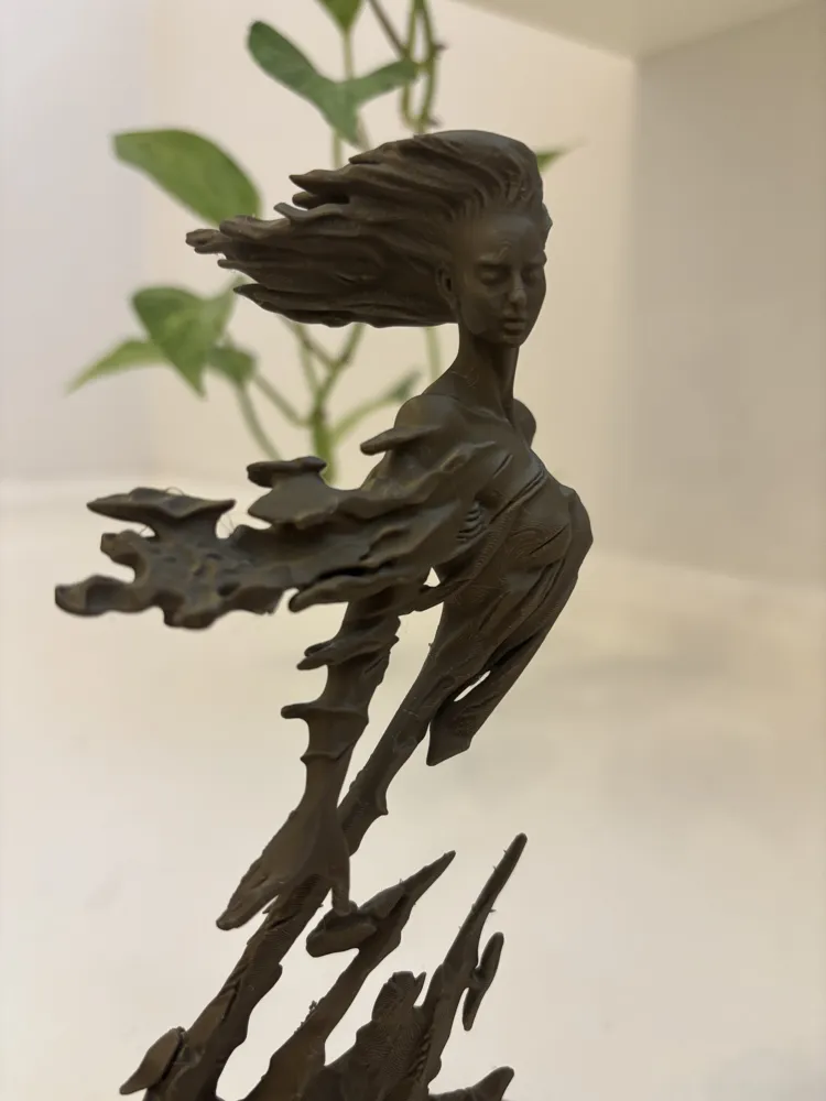 The source - Dynamic Sculpture by Luo Li Rong - Art - PLA - 3D printed product - фото 7