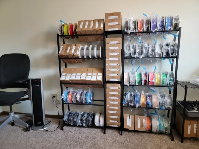 BIQU Spool Storage connectors and Shelves