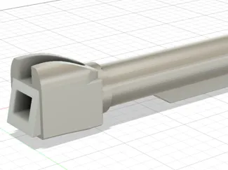 E&L ak74 ak to m4 ar buffer tube stock adapter