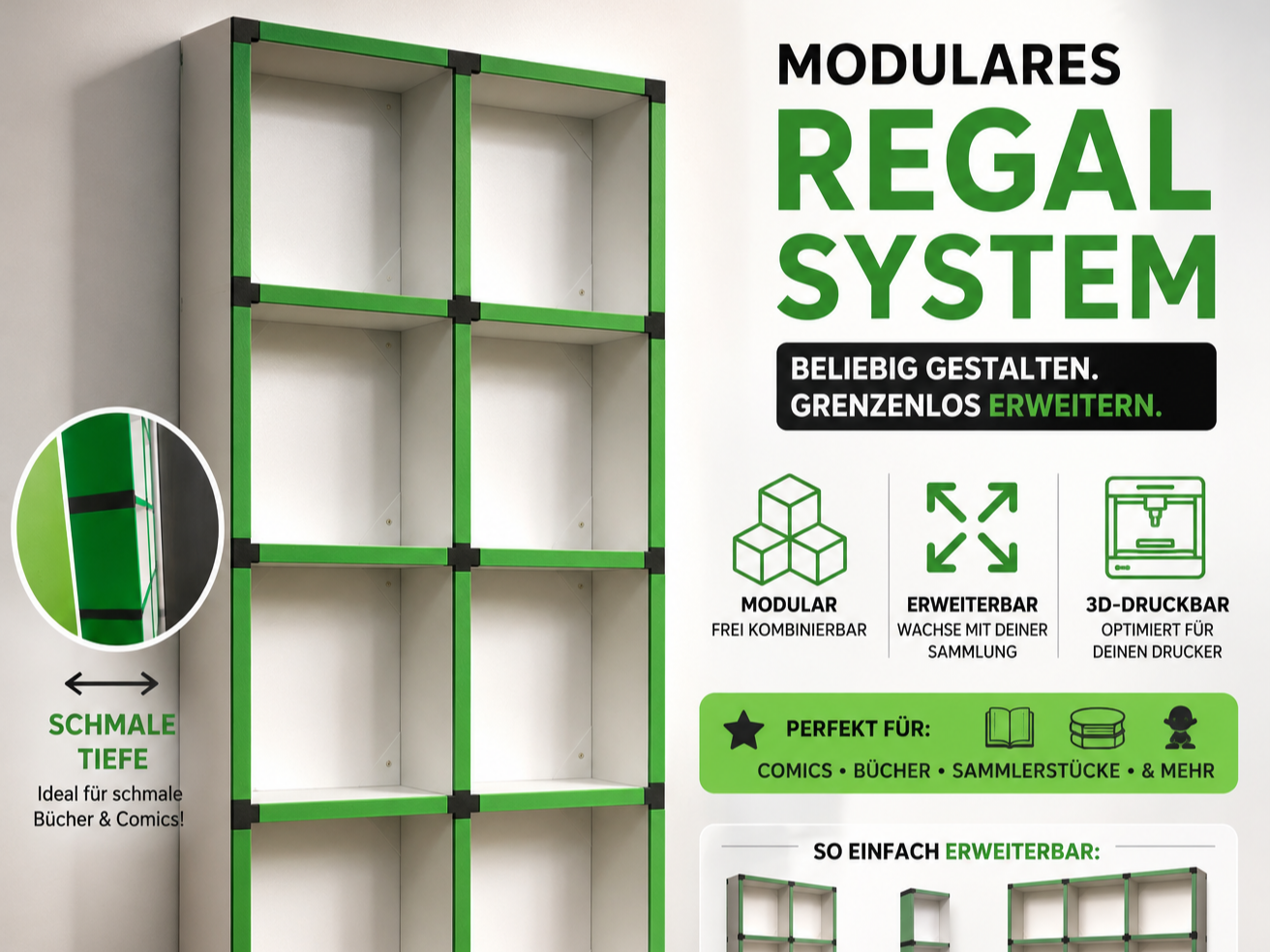Regalsystem modular erweiterbar (LTB)