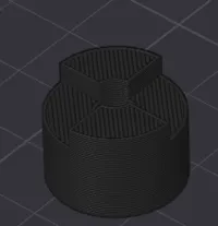 PA6 CF Endthread Heatpress Insert
