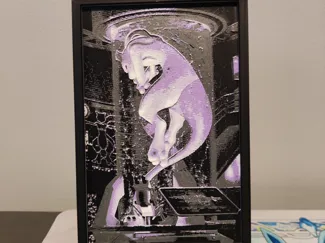 Mewtwo GX - Hueforge/Chroma Canvas