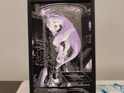 Mewtwo GX - Hueforge/Chroma Canvas