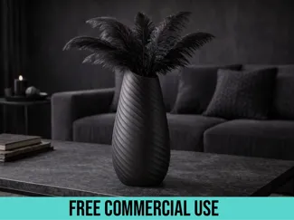NOCTIS Oblique - Modern Vase with Oblique Aperture