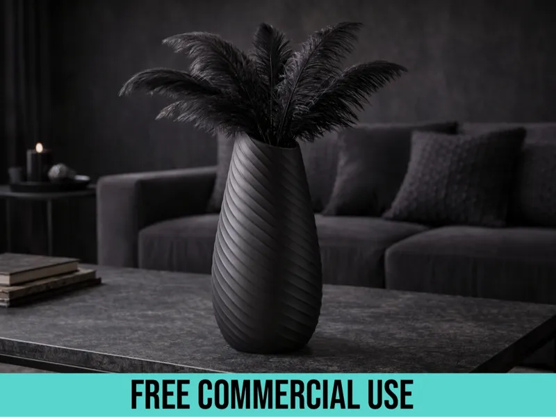 NOCTIS Oblique - Modern Vase with Oblique Aperture