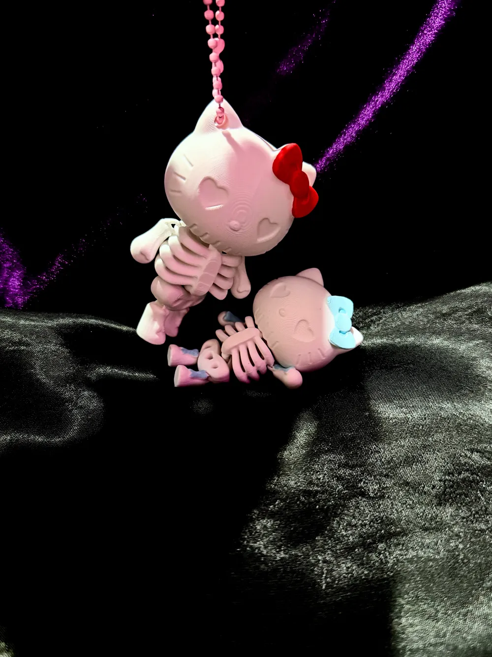 Little Skeleton Models Skeleton Hello Kitty joint Flexible - Free 3D Print Model - MakerWorld