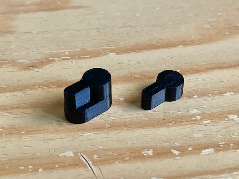 Screw slot negative parts.