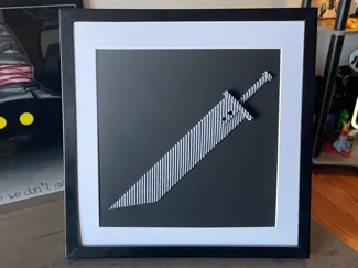 Final Fantasy 7 Buster Sword Layered Sculpture