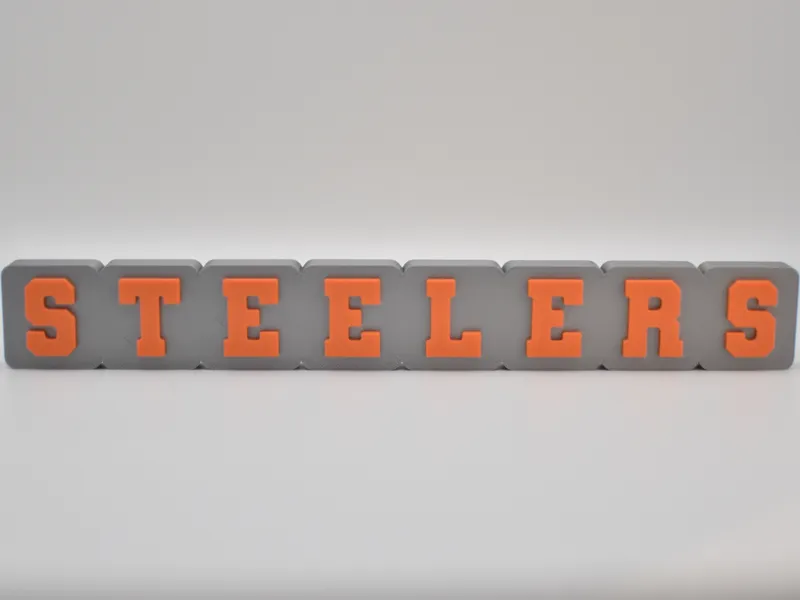 Steelers Tile-Style Team Sign (EIHL)