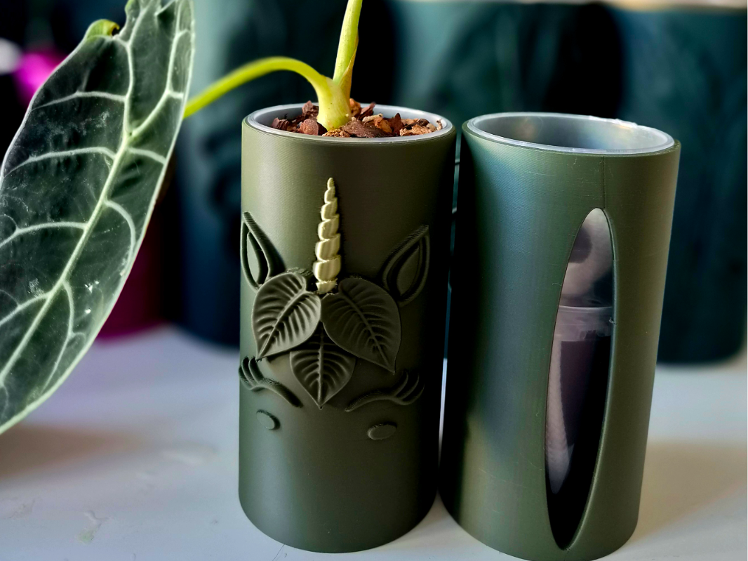 Unicorn Self-watering pot vase