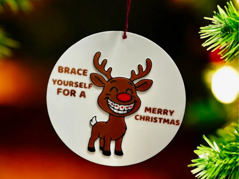 Brace yourself Deer Ornament