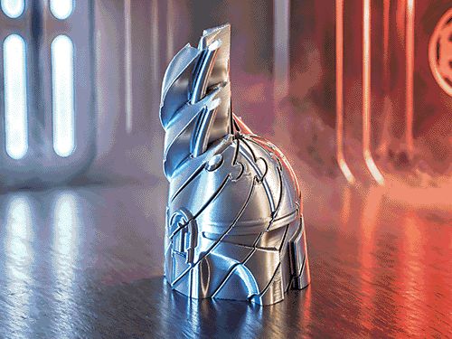 Mandalorian Twisty Fidget (print in place)