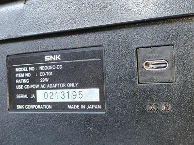 USB-C Neo Geo CD Top