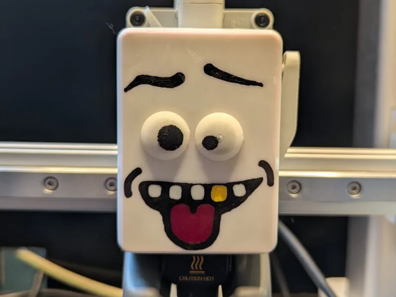 A1/A1 mini Faceplate - Goofy Face Goldteeth