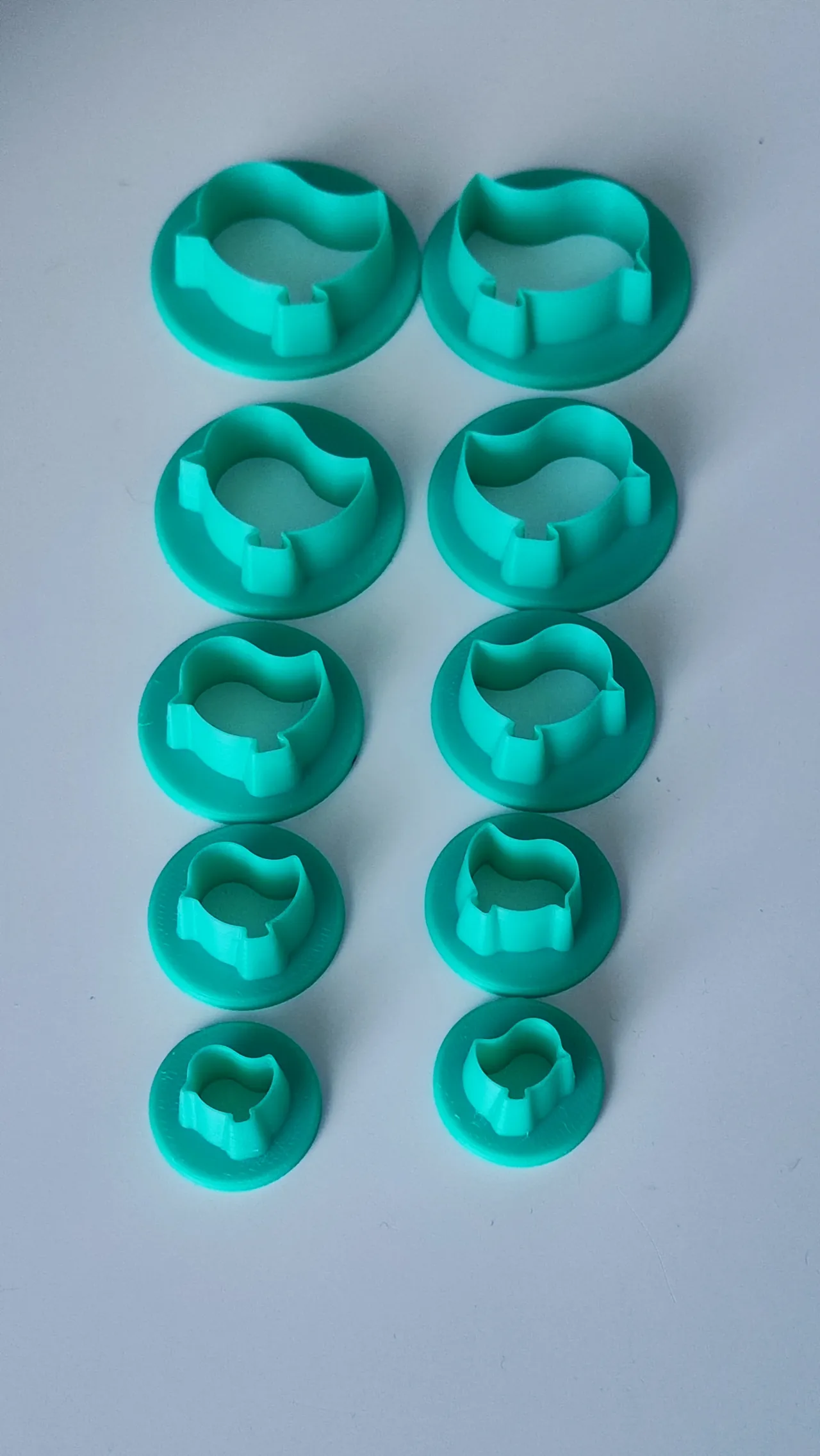 Chicken Polymer Clay Earring Cutters Set 5 Sizes view 2