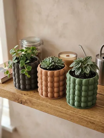 Maceta decorativa: Bubble Round Planter — vista de referencia 3