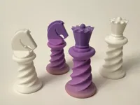 Jeu d'échecs double spirale — photo 1