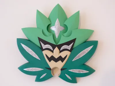 Ogerpon Teal Mask Pokemon Oni (no AMS)
